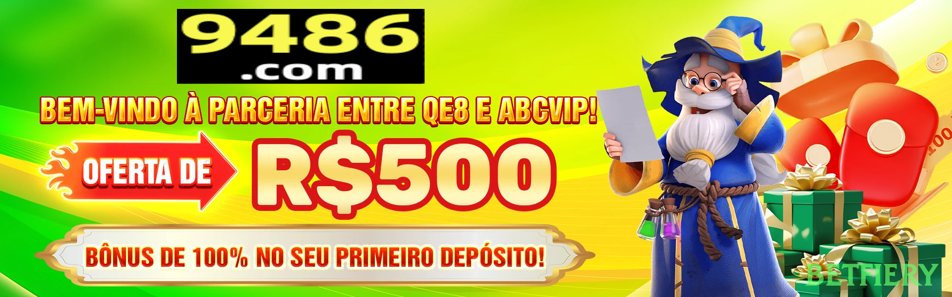 Imagem promocional da betfiery mostrando a plataforma e suas vantagens